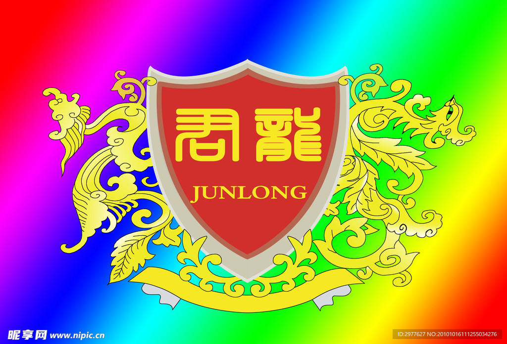 君龙家私标志