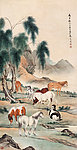 春郊放马