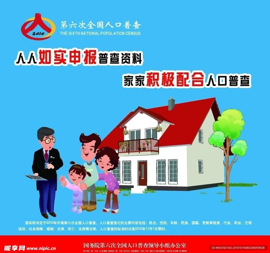 人口普查海报