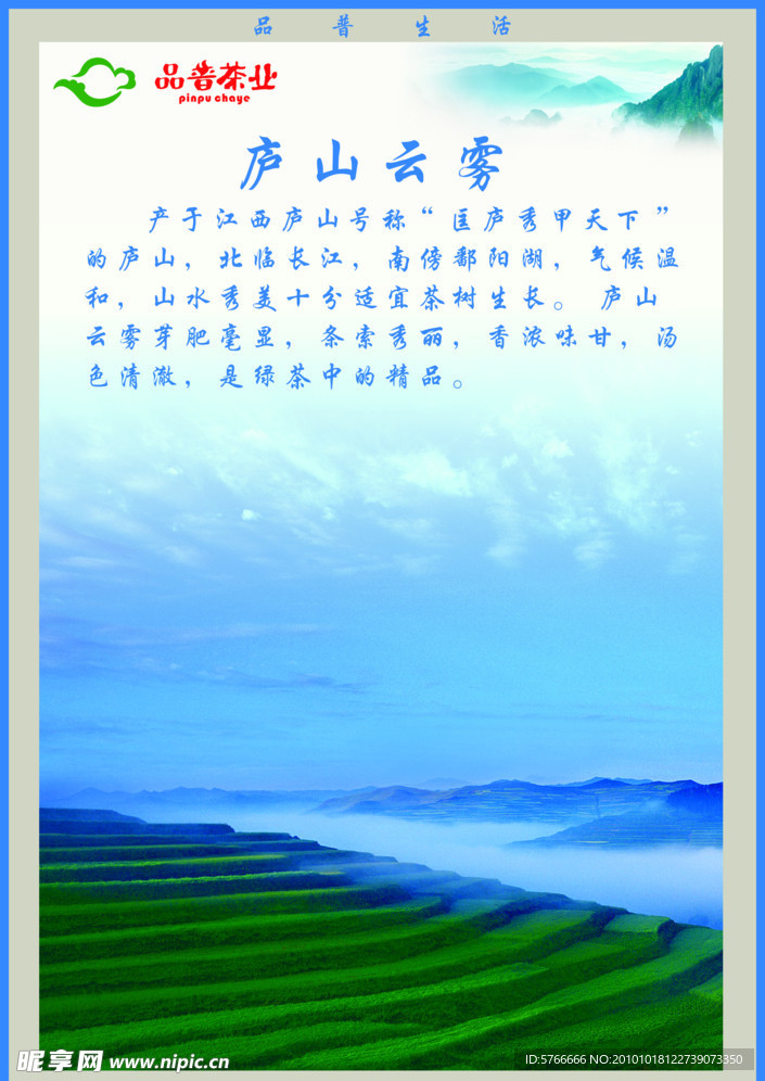 茶园贴画