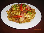 葫芦干炒腊肉