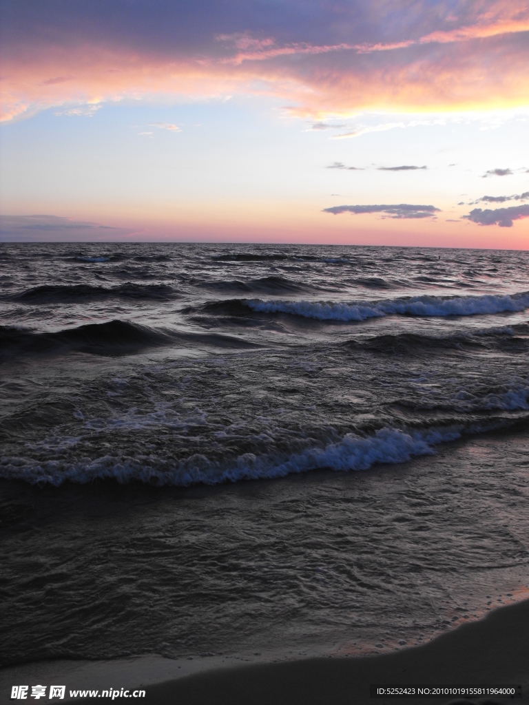 海洋落日