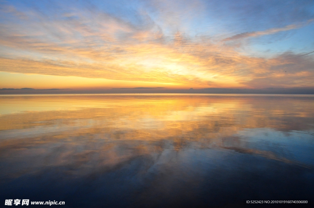 夕阳海景