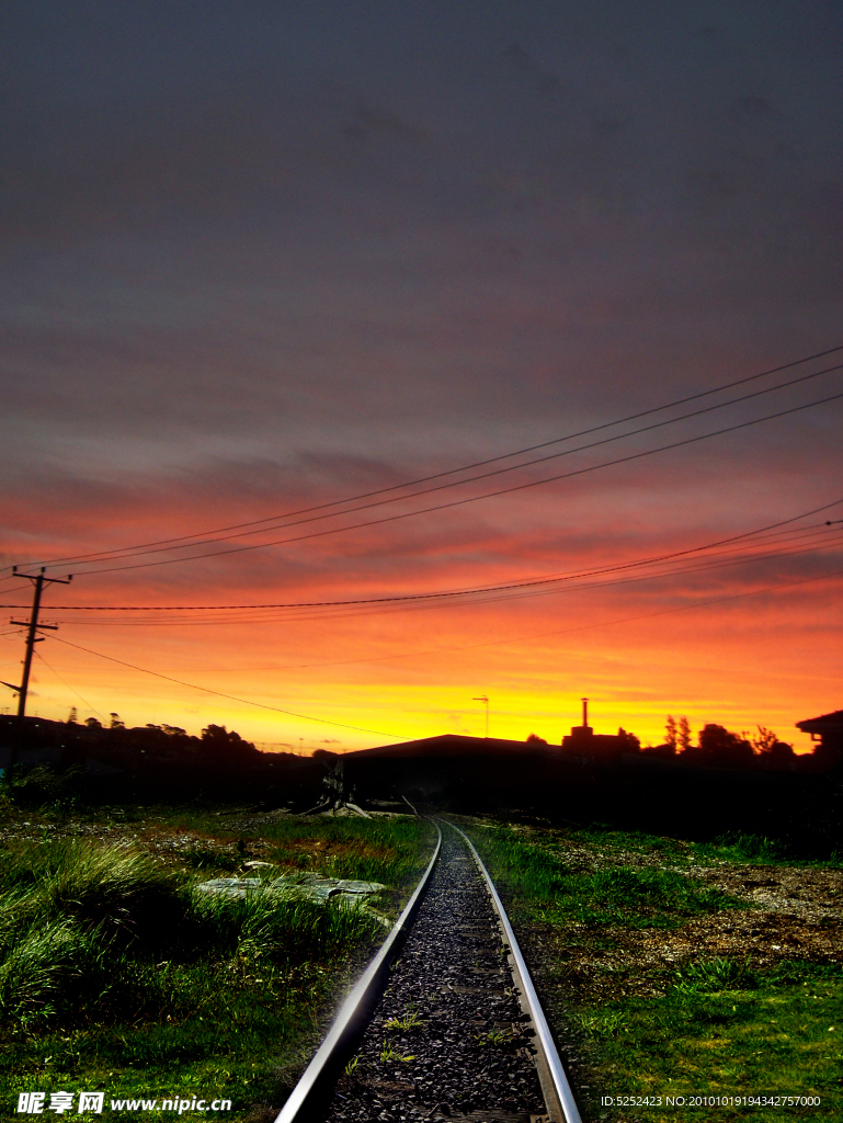 夕阳晚景