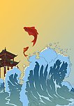 鲤鱼跳龙门