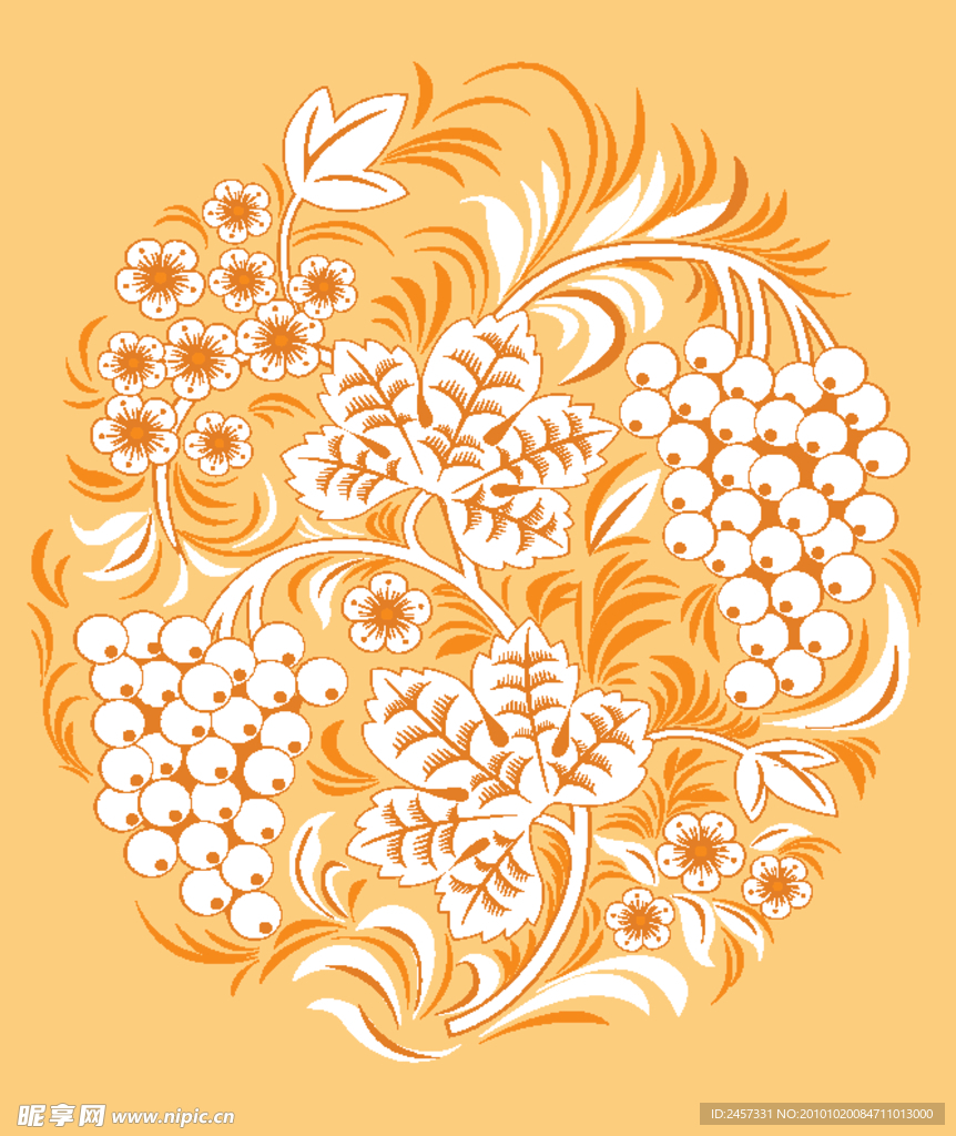 欧式古典花纹 底纹