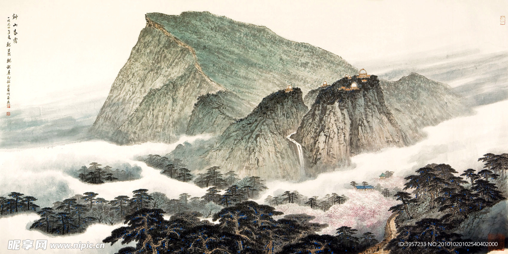 锺山春霭