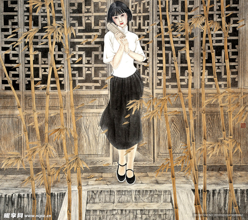 美女