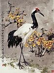 梅鹤图