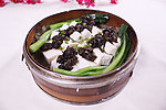 榄菜肉松蒸豆腐