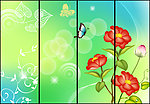 移门花