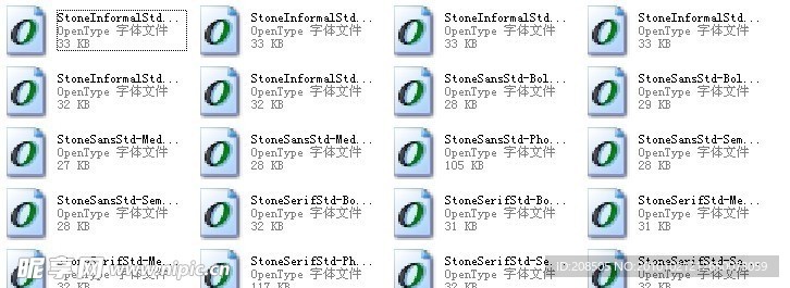 28 Stone系列字体