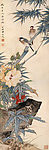 翠竹双禽