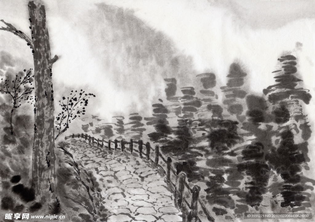 水墨画