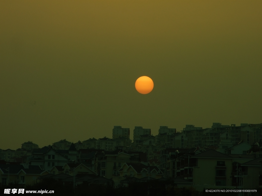 镜头里的夕阳