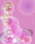 玫红花纹