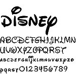 disney字体