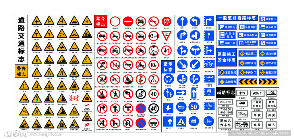 道路交通标志大全