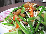 韭菜炒卤肉