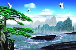 松鹤图