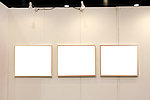 空白画框展板高清图片