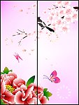 移门花与喜鹊