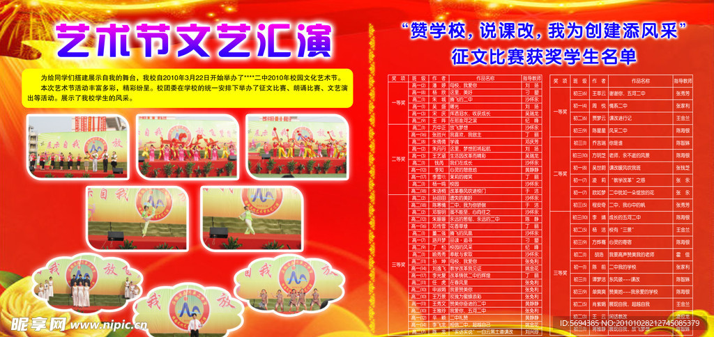 演出获奖名单