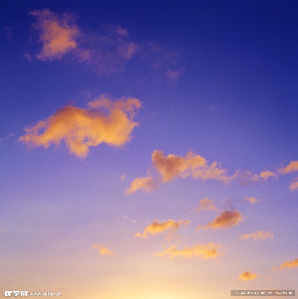 黄昏的天空