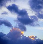 天空的云
