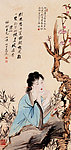 碧桃仕女