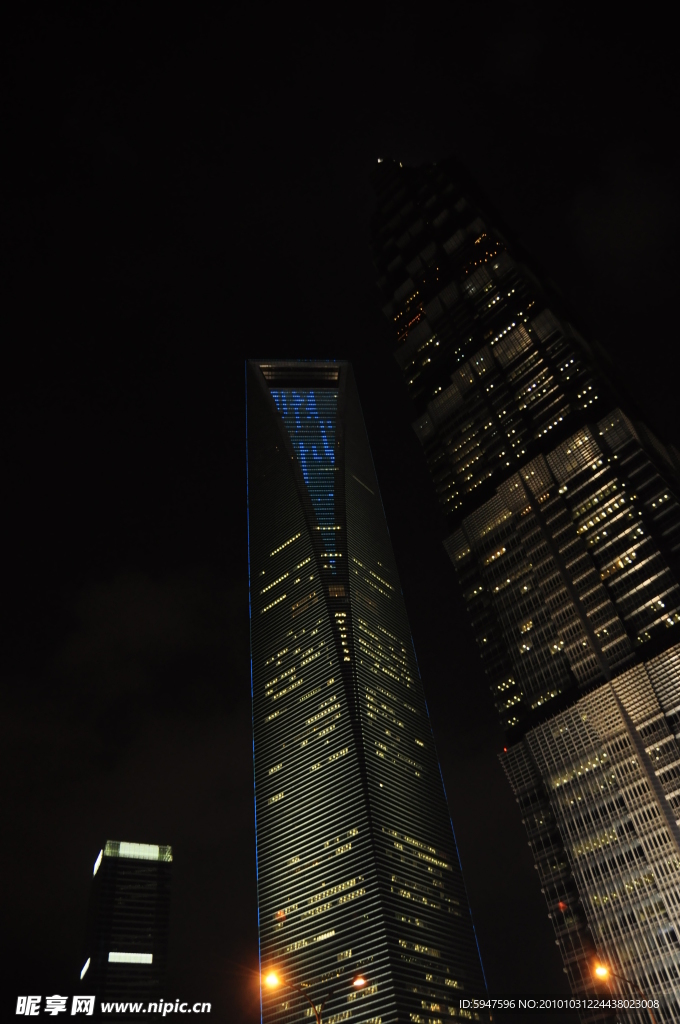 环球金融中心夜景
