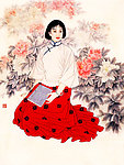 花与少女