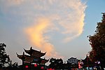 高清晰南京夫子庙黄昏云彩