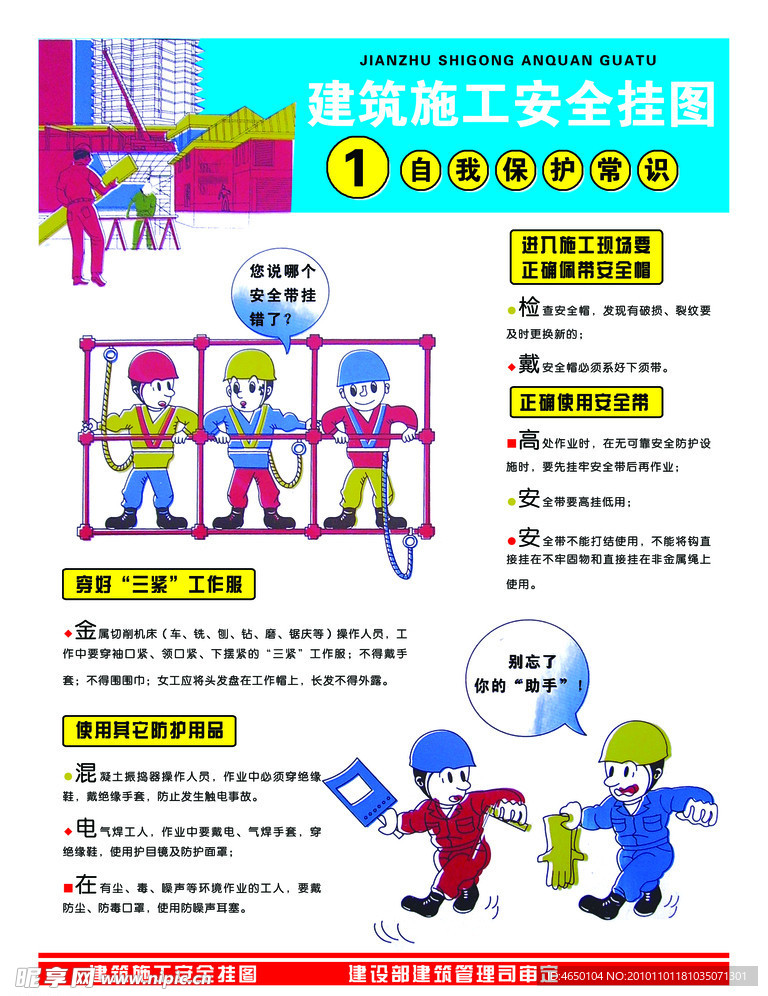 建筑施工安全挂图