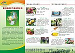 农产品三折页