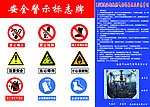 安全警示标志牌