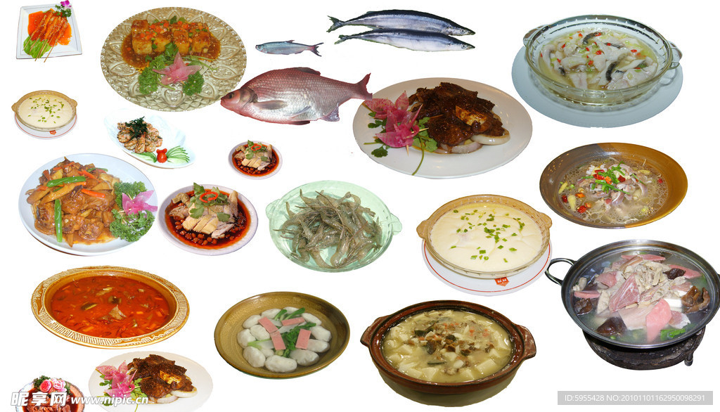 食材分层素材