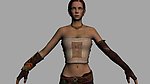 3dmax角色模型trip女人obj格式