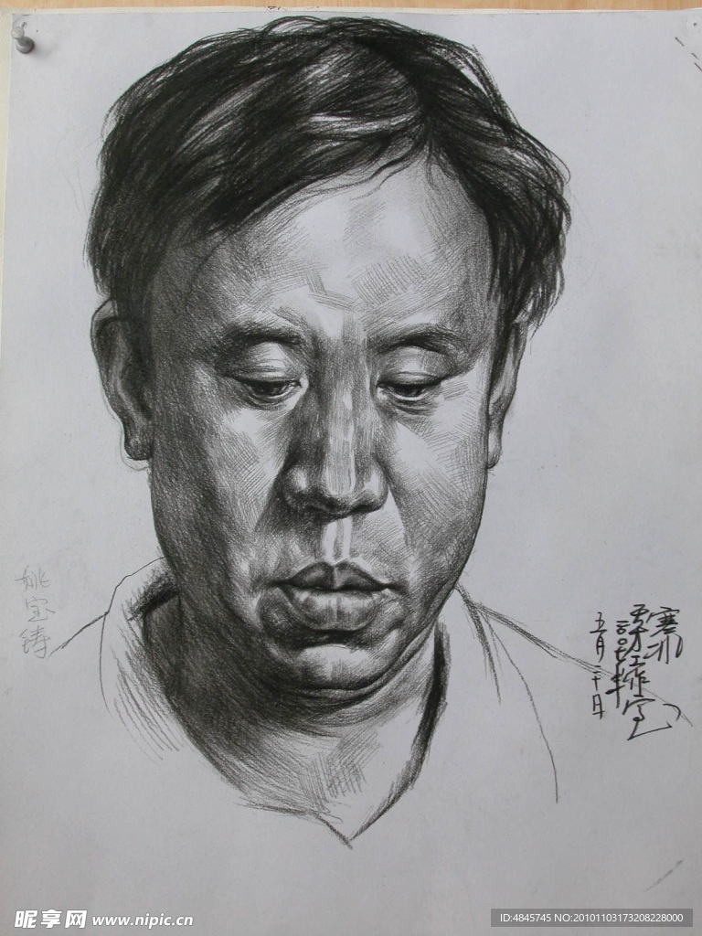 素描头像