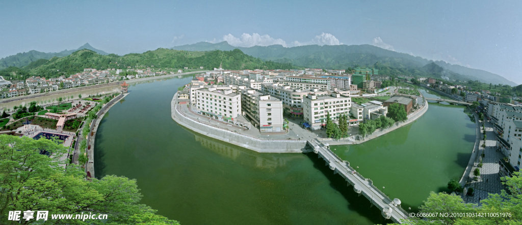 宁强县全景图