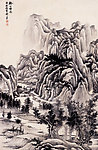 溪谷烟雨