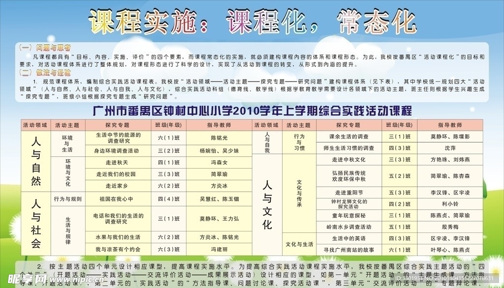 校园展板