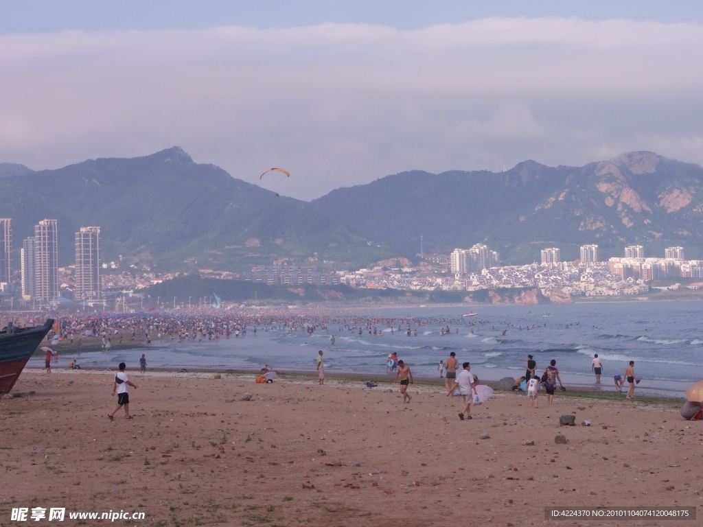 浴场远景图