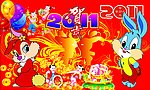 2011年卡通风格台历模板