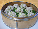 笼仔蒸肉丸