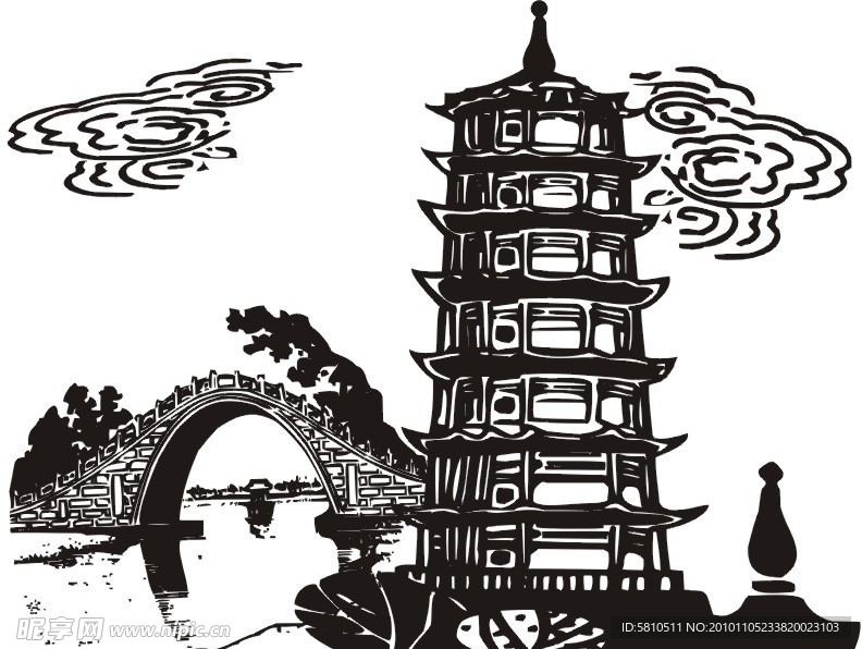 桥 宝塔