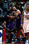 NBA球员克里斯·韦伯照片