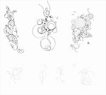 一组花纹