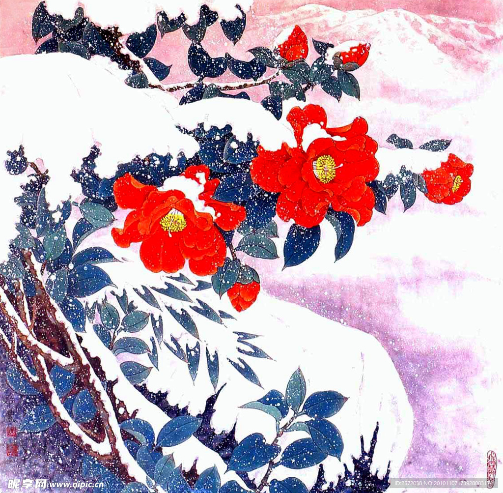 飞雪迎春