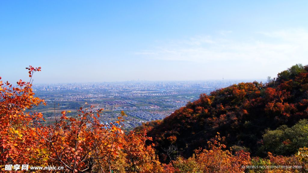 秋染香山